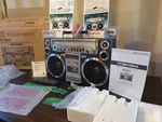 Video! New Toshiba RT-S913 Radio Cassette Boombox Ghettoblaster Metal 110-220V. Fixed Price $5790.90.