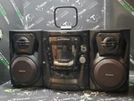 Panasonic SA-AK100 Home Stereo System Cassette 5 Disc Changer Am Antenna Tested. Fixed Price $49.99.