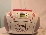 PARTSY2K2007 Hello Kitty Radio Cassette Recorder Cd Player Boombox Model KT2028B. Fixed Price $59.99.