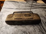 Vtg Sony CFD-55 Portable Am/fm Radio Cd Cassette Boombox Tested Working. Fixed Price $42.00.