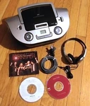 Philips AZ1123B Cd Player Am/fm Tuner Sound System With Koss Headphones & Set. Fixed Price $129.95.