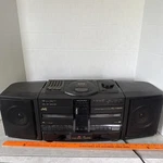 Jvc PC-X500 Dual Cassette Am/fm Cd Stereo Boombox Parts Repair Radio Works. Fixed Price $64.00.