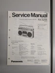 Panasonic RX-5235 Silver Fm/am Stereo Cassette Recorder Service Manual D-5294. Fixed Price $64.95.