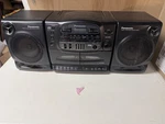 Panasonic RX-DT600 Boombox Am/fm Radio Cd Dual Tape Detach Speakers Works. Fixed Price $150.00.