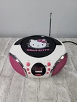 Hello Kitty Cd Player Boombox Am/fm Radio 2013 KT2026MBY Tested & Working. Fixed Price $99.87.