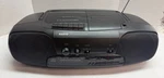 Sanyo MCD-Z7 Cassette Boombox Am/fm Radio Portable Stereo Tested Works. Fixed Price $69.95.
