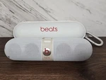 Look White Beats By Dr. Dre Pill Portable Speaker & Hard Travel Case Works. Fixed Price $72.99.