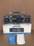 Vtg Emerson CTR929 Am/fm Stereo Radio Dual Cassette Player Boombox Tested Works!. Fixed Price $134.96.