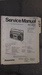 Panasonic RX-4850 Service Manual Original Repair Book Stereo Boombox Radio Tape. Fixed Price $32.50.