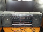 Vtg Rare 1980S Ge 3-5676A Dual Cassette Stereo Boombox W/ Detachable Speakers. Fixed Price $90.00.
