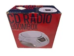 Proscan PRCD261-WHITE 2.4-WATT-RMS Portable Boom Box With Am/fm Radio. Fixed Price $21.00.