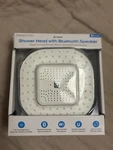 Atomi Square Shower Head Bluetooth Speaker Rechargeable Magnetic Chrome Modern. Fixed Price $18.99.