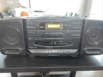 Jvc PC-X110 Portable Boom Box Tested Broken Antenna.. Fixed Price $75.00.