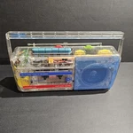 Cresta Transparent Portable Radio-cassette Recorder Rare Tested Read. Fixed Price $95.04.