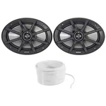 (2) Kicker 40PS692 6X9" Atv/utv/rzr/polairs/motorcycle Speakers+waterproof Wire. Fixed Price $180.90.
