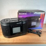 Sony FD-555 Mega Watchman Portable Tv & Am/fm Radio Cassette Player Works Great!. Fixed Price $109.99.