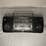 Vintage Boombox Radio Cassette Tape Player Model 3-5456A. Fixed Price $48.00.