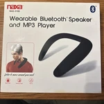 Naxa Wearable Bluetooth Speaker And MP3 Player NAS-3100. Fixed Price $26.88.