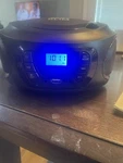 Klim Cd Boombox Portable Stereo, Fm Radio, Rechargeable, Bluetooth, MP3, Aux. Fixed Price $24.99.