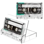 Opt! Cassette Speaker Retro Portable Bluetooth 5.3 Microsd Clear. Fixed Price $70.00.