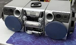 Jvc MX-J900 Rolling Front Panel Stereo Boombox Radio Cd & Speakers Needs Repair. Fixed Price $350.00.