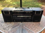 Hitachi TRK-555W Portable Component System High Quality Stereo Vintage Boombox. Fixed Price $125.00.