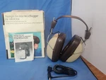 Vintage Westclox Triumph Headhugger Am Fm Radio Model #80139 With Cable/ Box. Fixed Price $39.95.