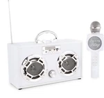 Trend Tech Brands Couture-pearl Bluetooth Boombox Mic Set New In $150. Fixed Price $45.00.