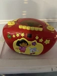 Vintage Dora The Explorer Boombox Cd Cassette Radio Talking Boots Red *read*. Fixed Price $40.00.