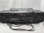 1992 Sony Model CFD-50 Cd Am/fm Radio Cassette Player Corder Black Boombox. Fixed Price $29.77.