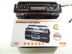 Qfx J-22U Bt Retro AM/FM/SW1/2 4-BAND Radio Cassette Graphic Equalizer. Fixed Price $39.99.