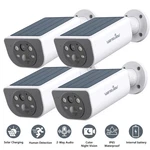 4 Pack Wansview Outdoor Security Camera Wireless Wifi Color Night Vision 2K. Fixed Price $105.98.
