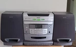 Sony CFD-C1000 3 Cd Changer Cassette Deck Am/fm Mega Bass Compact Stereo System. Fixed Price $100.00.