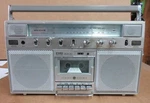 1980S General Electric 3-5254A Boom Box Am/fm Radio Cassette Player. Fixed Price $118.30.