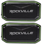 (2) Rockville Anywhere Waterproof Portable Bluetooth Speakers+tws Linking. Fixed Price $57.90.