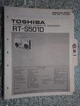 Toshiba RT-S501D Service Manual Original Repair Book Stereo Radio Tape Boombox. Fixed Price $19.98.