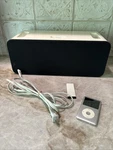 Apple A1121 Hi-fi Home Speaker System Dock For Ipod Remote & Cable Working. Fixed Price $369.99.
