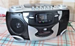 Electron RCD332E Portable Radio Cassette Player Recorder Boombox, Tested. Fixed Price $29.99.