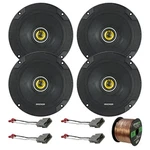 Kicker 6.5" 300W Car Speakers (qty 4), Wire + Harness For 1991-UP Honda Vehicles. Fixed Price $186.99.