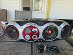 Philips AZ2555 Cd Soundmachine Gameport Radio Woox Sound, Tested, No Remote. Fixed Price $39.99.