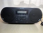 Sony ZS-RS60BT Cd Boombox Portable Bluetooth Audio System Tested With Power Cord. Fixed Price $52.87.