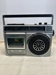 Panasonic Rx - 1281 Portable Radio Cassette Tape Deck. Tested. Fixed Price $49.95.
