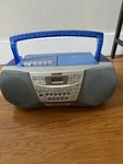 Y2K Sony CFD-922 Radio W/cd, Cassette, Am/fm Tested Fully Working Blue. Fixed Price $69.99.