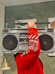 Vintage Rare Sanyo M-X720K Boom Box Radio. Fixed Price $1350.00.