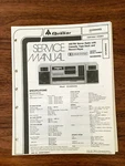 Quaser / Panasonic GX3694XQ Radio Cassette Service Manual *original*. Fixed Price $16.89.