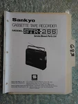 Sankyo STR-255 Service Manual Original Repair Book Stereo Cassette Tape. Fixed Price $30.00.