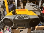 Sony CFD-970 Boombox Yellow Gray Cd Player Cassette Am/fm Radio Stereo. Fixed Price $150.00.