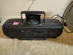 Sanyo MCD-Z11 Tape Cassette Am/fm Radio Boom Box Portable Player. Fixed Price $25.00.