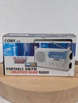 2006 Coby CX-38 Portable Am Fm Tv / Weather Band Radio New In Box. Fixed Price $19.99.