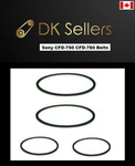 Replacement Belts For Sony Fm/am Radio Cassette Cd CFD-750 CFD-760 (MB5 MB8). Fixed Price $10.28.